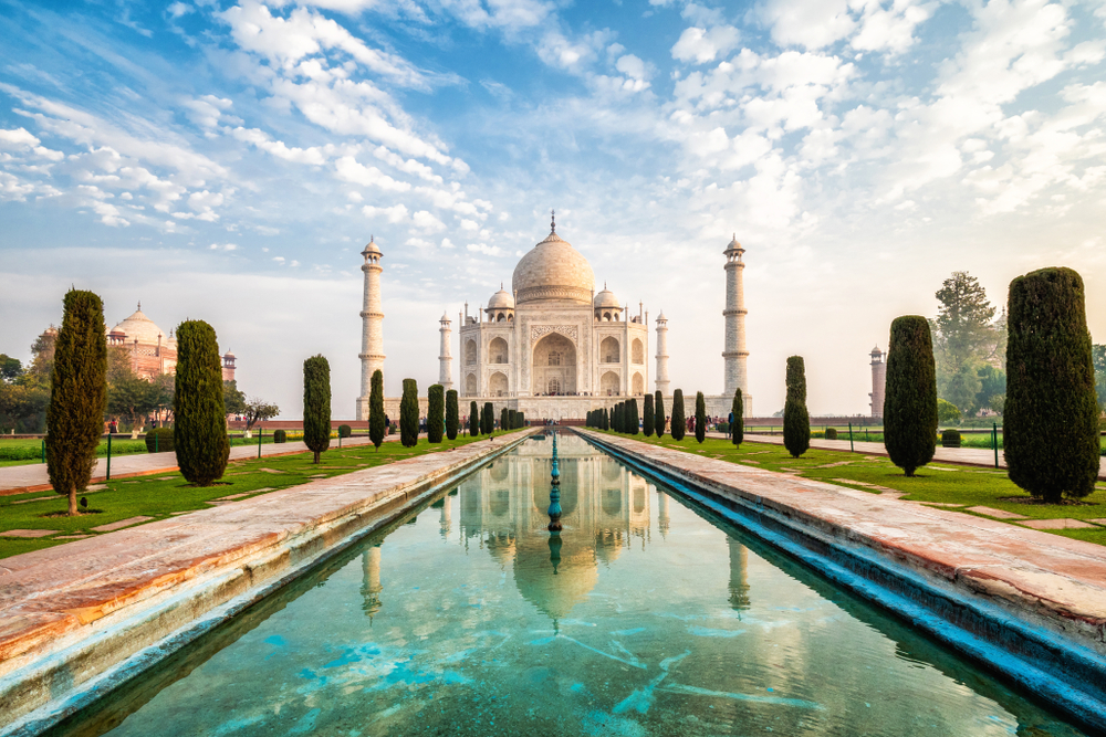  Taj Mahal es uno de los monumentos más emblemáticos del mundo