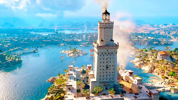 Faro de Alejandría, fue de las estructuras más icónicas de la antigüedad