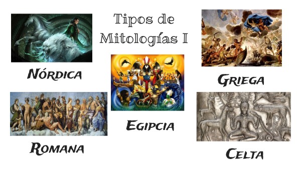 Existen muchas tradiciones mitológicas que corresponden a distintas culturas