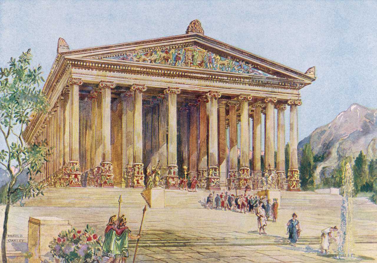 El Templo de Artemisa, fue uno de los templos más grandes y grandiosos del mundo antiguo